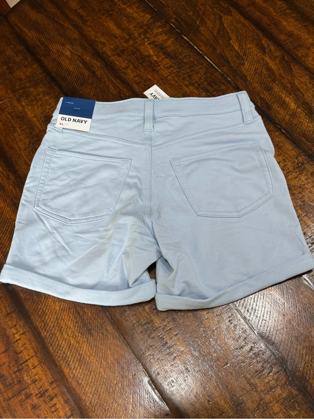 Old Navy Light Blue Girls' Cuffed Shorts